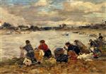 Bild:Laundresses on the Banks of the Touques 3