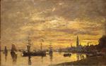 Bild:The Port of Antwerp Seen from the Northern Citadel