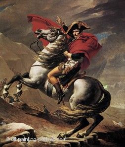 Historische Bilder - Napoleon &uuml;berschreitet den St. Bernard Pa&szlig;