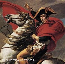 Historische Bilder - Napoleon überschreitet den St. Bernard Paß