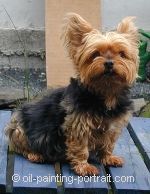Tiergem&auml;lde "Hund" Vorlage