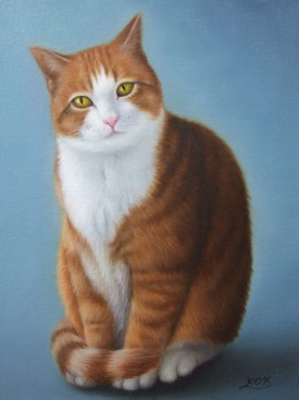 Tiergem&auml;lde Katze Gem&auml;lde