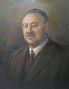 Gesch&auml;ftsmann Gem&auml;lde