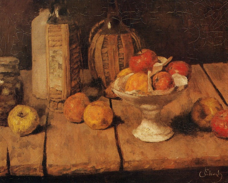 Äpfel mit Fruchtschale, Flaschen und einem Glas Eingemachten - Bilder ...