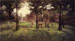 Theodore Clement Steele  - Bilder Gemälde - Summer Days at Vernon