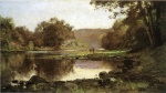 Theodore Clement Steele  - Bilder Gemälde - The Creek