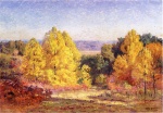Theodore Clement Steele  - Bilder Gemälde - The Poplars