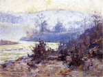Theodore Clement Steele  - Bilder Gemälde - Whitewater River
