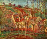 Camille Pissarro - paintings - The Red Roofs