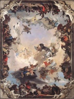 Giovanni Battista Tiepolo - Bilder Gemälde - Allegory of the Planets and Continents