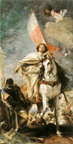 Giovanni Battista Tiepolo - Peintures - Saint-Jacques le Majeur à la conquête des Maures