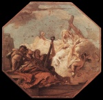 Giovanni Battista Tiepolo - Bilder Gemälde - The Theological Virtues