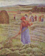 Camille  Pissarro - Peintures - Fenaison à Eragny