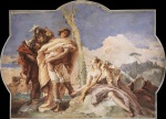 Giovanni Battista Tiepolo  - paintings - Rinaldo Abandoning Armida