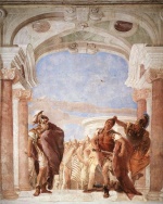 Giovanni Battista Tiepolo  - Bilder Gemälde - The Rage of Achilles