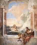 Giovanni Battista Tiepolo  - Bilder Gemälde - Thetis Consoling Achilles
