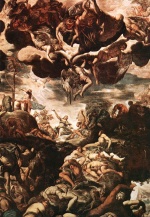 Jacopo Robusti Tintoretto - Bilder Gemälde - Brazen Serpent