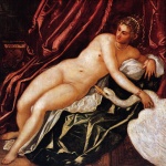 Jacopo Robusti Tintoretto - paintings - Leda and the Swan