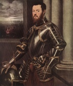 Jacopo Robusti Tintoretto - paintings - Man in Armour