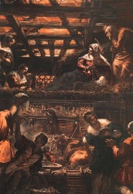 Jacopo Robusti Tintoretto - paintings - The Adoration of the Shepherds