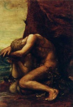 George Frederic Watts - Peintures - Adam et Eve 