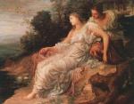 George Frederic Watts  - paintings - Ariadne on the Island of Naxos