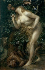 George Frederic Watts - Peintures - La tentation d´Eve 