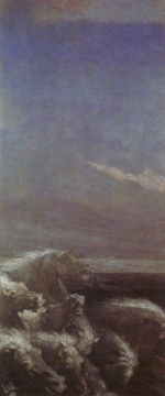 George Frederic Watts  - paintings - Neptunes Horses