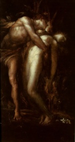 George Frederic Watts - Bilder Gemälde - Orpheus and Eurydice