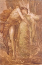 George Frederic Watts - Peintures - Orphée et Eurydice