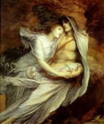 George Frederic Watts  - paintings - Pablo and Francesca