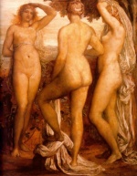 George Frederic Watts  - Bilder Gemälde - The Three Graces