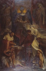 George Frederic Watts  - Bilder Gemälde - The Court of Death