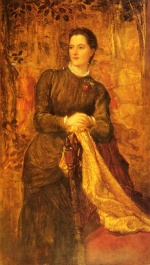 George Frederic Watts  - Bilder Gemälde - The Honourable Mary Baring