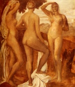 George Frederic Watts  - Bilder Gemälde - The Judgement of Paris