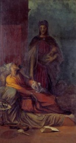 George Frederic Watts  - Bilder Gemälde - The Messenger