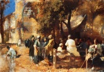 Edwin Lord Weeks - Bilder Gemälde - A Persian Cafe