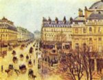 Camille  Pissarro - Peintures - Paris sous la pluie