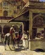 Edwin Lord Weeks - Peintures - Les commerçants hindous