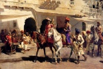 Edwin Lord Weeks - Peintures - Départ pour la chasse à Gwalior