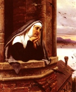 Eugene de Blaas  - paintings - Far Away Thoughts