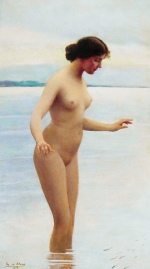 Eugene de Blaas - Bilder Gemälde - In the Water