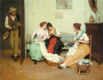 Eugene de Blaas  - paintings - The Friendly Gossips