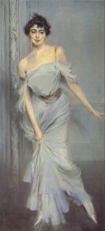 Giovanni Boldini - Peintures - Mme Charles Max