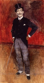 Giovanni Boldini - Peintures - Portrait du comte de Rasty