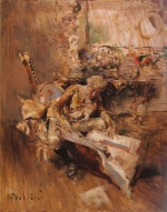 Giovanni Boldini  - Peintures - Le connaisseur