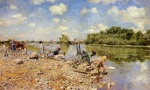 Giovanni Boldini  - Bilder Gemälde - The Laundry