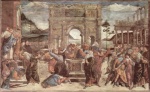Sandro Botticelli - Bilder Gemälde - Bestrafung der Leviter