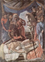 Sandro Botticelli - Bilder Gemälde - Die Auffindung des enthaupteten Holofernes