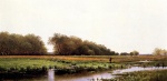 Alfred Thompson Bricher - Bilder Gemälde - Hunter in the Meadows of Old Newburyport Massachusetts